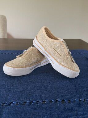 U.S. Sport Glitter Zip Sneakers – Toddler Size 7 – Like New